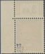 Feldpostmarken: 1945 'Ruhrkessel' 3 Pf. Braun Mit KOPFSTEHENDEM AUFDRUCK "Feldpost", Aus Der Rechten - Altri & Non Classificati