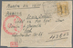 Feldpost 2. Weltkrieg: 1940 (11.6.), Einzelfrankatur 1 Pts. Span.Guinea Auf Unkomplettem Streifband - Altri & Non Classificati