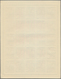 Delcampe - Kriegsgefangenen-Lagerpost: 1946 (ca.) 6 Bögen Der Ungezähnten Ausgabe In Dollarwährung (0,05 - 1$) - Andere & Zonder Classificatie