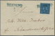 Oldenburg - Marken Und Briefe: 1852, 1/30 Th. Schwarz Auf Blau, Vier Briefhüllen Mit Einzelfrankatur - Oldenburg