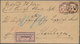 Deutsches Reich - Brustschild: 1875, 2½ Auf 2½ Gr. Orangebraun, Waagerechtes Paar Als Portogerechte - Brieven En Documenten