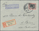 Deutsche Post In China: 1911 (14.1.), 40 Pfg Germania (kurzer Zahn) Mit Stempel "DEUTSCHE SEEPOST OS - China (kantoren)