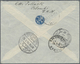 Deutsche Post In China: 1911 (14.1.), 40 Pfg Germania (kurzer Zahn) Mit Stempel "DEUTSCHE SEEPOST OS - China (kantoren)