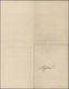 Deutsch-Ostafrika: 1890, Vordruck-Briefbogen "Kaiserlich Deutsches Kommissariat Für Ost-Afrika." Mit - Duits-Oost-Afrika