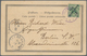 Deutsch-Ostafrika: 1901 (7.7.), 3 Pesa Mit Leuchtend Violettem Stempel "KILIMATINDE" Auf AK (bildsei - Deutsch-Ostafrika