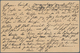 Deutsch-Südwestafrika: 1901 (22.10.), 10 Pfg Aufdruck-GA-Kte (viel Text) Mit Zusatzfrankatur 20 Pfg - Africa Tedesca Del Sud-Ovest