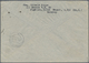 Berlin: 1949, 50 Pfg. Stephan Im Senkrechten 3er-Streifen (obere Marke Kl. Knitter) Als Portogerecht - Storia Postale