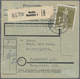 Berlin: 1951, 1 DM Stephan (teils Minim Flache Zähnung) Als Portogerechte Einzelfrankatur Auf Paketk - Brieven En Documenten