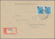Französische Zone - Baden: 1949, 30 Pfg. Rotes Kreuz, Zwei Werte Als Portogerechte Mehrfachfrankatur - Sonstige & Ohne Zuordnung