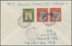 Bundesrepublik Deutschland: 1953, Ifraba, Beide Werte Je Per Viermal (incl. Drei Paaren) Als Portoge - Storia Postale