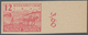 Sowjetische Zone - Provinz Sachsen: 1945, Bodenreform 12 Pf LEBHAFTLILAROT Vom Rechten Bogenrand Auf - Andere & Zonder Classificatie