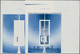 DDR: 1969, Blockausgabe 1 M. Fernseh- Und UKW-Turm, 5 Verschiedene Phasendrucke In Übergröße (14x14 - Brieven En Documenten