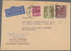 Berlin: 1949: Firmenumschlag Als IAS-Luftpostbrief Europa 61 – 80g Tarif I ( 50 + 3 X 30 + 4 X 50 Ge - Storia Postale