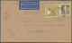 Berlin: 1949: IAS-Luftpostbrief Übersee, Tarif I – Niedrigste Gewichtsstufe Bis 10g ( 50 + 1.- DM LP - Storia Postale