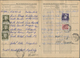 Berlin: 1953, Posteinlieferungsseite über Geschenksendung Von Berlin-Charlottenburg 7 Nach Der DDR, - Storia Postale