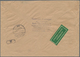 Berlin - Postschnelldienst: Blockstück Aus Bauten ZD-Bogen 1952 Auf Postschnelldienstbf.2. Gewichtss - Brieven En Documenten