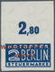 Französische Zone - Württemberg - Wohnungsbau-Abgabe: 1949, Notopfer Berlin 2 Pf Mit Aufdruck Wohnun - Altri & Non Classificati