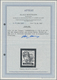 Saarland (1947/56): 1947, Freimarke 1 F Auf 10 Pfg. Mit Kopfstehendem Aufdruck, Zentrisch Klar Entwe - Brieven En Documenten