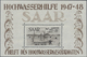 Saarland (1947/56): 1948, Hochwasser-Blockpaar Postfrisch, Unsigniert (Block 1 In Type III, Früher A - Brieven En Documenten