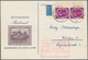 Bundesrepublik Deutschland: 1953, 5 Pf Posthorn Im Senkr. Paar Vom Linken Rand Mit DRUCKERZEICHEN "5 - Briefe U. Dokumente