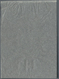 Bundesrepublik Deutschland: 1951, Posthorn 6 Pfg., 8 Pfg. 15 Pfg. Und 25 Pfg. Auf Schwarzem Ankündig - Brieven En Documenten