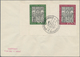 Bundesrepublik Deutschland: 1951, Marienkirche, Komplette Ausgabe, Zwei Perfekte Linke Luxus-Bogenec - Brieven En Documenten