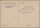 Bundesrepublik Deutschland: 1954, Heuss 5 Pfg. Als EF Nach Portoerhöhung Auf Anschriftenprüfkarte, V - Brieven En Documenten