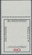 Bundesrepublik Deutschland: 1974, 40 Pf Klopstock, Marke Vom Oberrand Mit Abart "FEHLENDER SCHWARZER - Briefe U. Dokumente