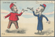 Ansichtskarten: Politik / Politics: Dreyfus-Affaire, Judaica, Seltene Französische Künstler-AK, Sign - Figuren