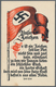 Ansichtskarten: Propaganda: 1920s. 'Unser Zeichen' / 'Our Symbol': Early Propaganda Card From The De - Partiti Politici & Elezioni