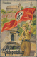 Ansichtskarten: Propaganda: 1933, "Reichsparteitag Nürnberg", Kleinformatige Kolorierte Parteitagska - Partiti Politici & Elezioni