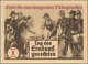Ansichtskarten: Propaganda: 1933/1934, Winterhilfswerk Großformatige Spendenkarte "Tag Des Eintopfge - Politieke Partijen & Verkiezingen
