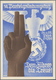 Ansichtskarten: Propaganda: 1934, "14. Parteigründungstag 24. U. 25. Febr. 1934 Dem Führer Die Treue - Partiti Politici & Elezioni