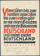 Ansichtskarten: Propaganda: 1937, "Bekenntnis Deutschland" Zitat Von Adolf Hitler, Postalisch Gelauf - Partiti Politici & Elezioni