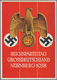 Ansichtskarten: Propaganda: 1938, "REICHSPARTEITAG GROSSDEUTSCHLAND NÜRNBERG 1938", Farbige Propagan - Partiti Politici & Elezioni