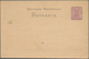 Ansichtskarten: Vorläufer: 1881 Ca., WARTBURG, Vorläuferkarte 5 Pf Lila Als Privatganzsache, Ungebra - Zonder Classificatie