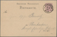 Ansichtskarten: Vorläufer: 1883, RUDELSBURG, Vorläuferkarte 5 Pf Lila Als Privatganzsache Mit K1 EIS - Zonder Classificatie