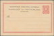 Ansichtskarten: Vorläufer: 1886 Ca., NATIONAL-DENKMAL, Vorläuferkarte 10 Pf Adler Rot Als Privatganz - Non Classificati