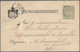 Ansichtskarten: Vorläufer: 1887, GLÜCKWUNSCH NEUJAHR, Niederländische Vorläuferkarte Postalisch Gela - Zonder Classificatie