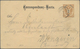 Ansichtskarten: Vorläufer: 1887, PREBISCHTHOR, Vorläuferkarte Als österreichische Ganzsache Mit K1 H - Zonder Classificatie