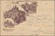Ansichtskarten: Vorläufer: 1887, WARTBURG, Vorläuferkarte 5 Pf Lila Als Privatganzsache Mit K1 WARTB - Zonder Classificatie