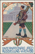 Ansichtskarten: Österreich: WIEN, "1. Internationale Jagdausstellung Wien 1910", Drei Sehr Dekorativ - Sonstige & Ohne Zuordnung