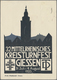 Ansichtskarten: Hessen: GIESSEN (alte PLZ 6300), 32. Mittelrheinisches Kreisturnfest 1925, Privatgan - Andere & Zonder Classificatie