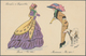 Ansichtskarten: Künstler / Artists: SAGER, Xavier (1870-1930), Pariser Postkarten Illustrator. Fünf - Zonder Classificatie