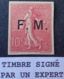 R1615/1126 - 1906 - TYPE SEMEUSE - F.M. - N°4b NEUF(*) LUXE ☛ Signé BRUN Expert - Cote : 200,00 € (timbre Toujours SG) - Francobolli  Di Franchigia Militare