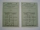 2 X TICKET 1935 : AUTOCARS PLM - TRAFFORT / GRENOBLE / Voyage GRENOBLE - CHAMBERY - Europe