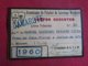 Mozanbique - Moçambique - Association De Football De Lourenço Marques - Associação De Futebol De Lourenço Marques 1960 - Tickets D'entrée