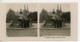 Danemark Roskilde Place Du Marché Cathedrale Ancienne Photo Stereo NPG 1900 - Photos Stéréoscopiques