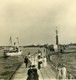 Allemagne Warnemünde Mole Et Le Phare Ancienne Photo Stereo NPG 1900 - Photos Stéréoscopiques