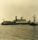 Allemagne Warnemünde Bateau Et Le Phare Ancienne Photo Stereo NPG 1900 - Photos Stéréoscopiques